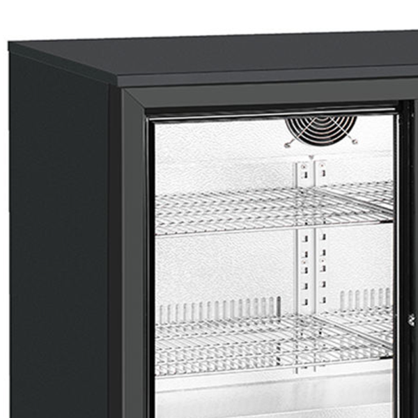 Commercial single door drink display fridge
