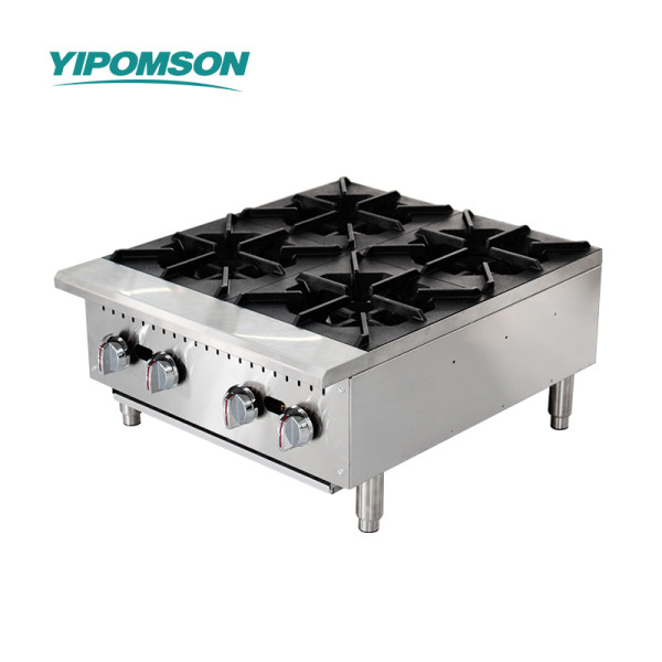 4 Burners Commercial Gas Hotplate Cooker