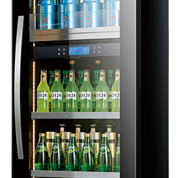 Commercial beverage display fridge 338L