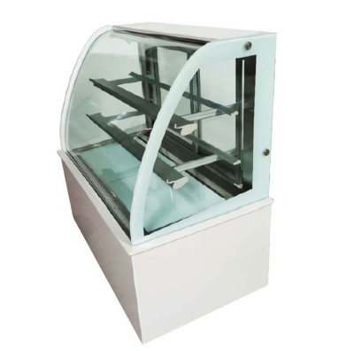 Single arc cabinet hot defogging cake freezer
