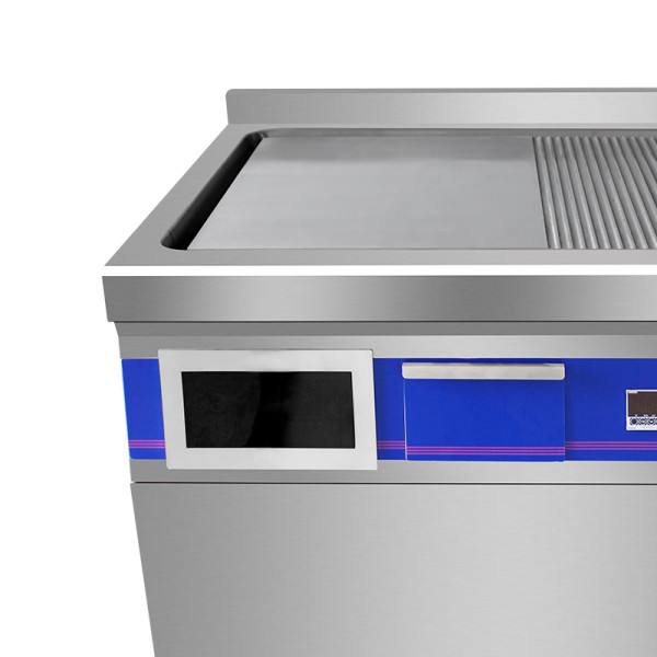 Half plate commercial griddle