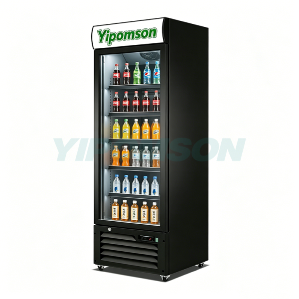 Fan assisted cooling beverage refrigerator