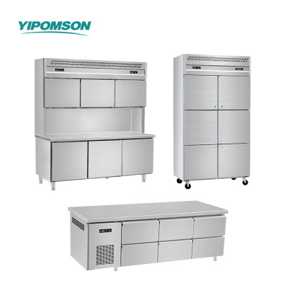 CE Certified Commercial Stainless Steel Refrigerator