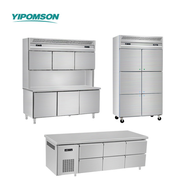 CE Certified Commercial Stainless Steel Refrigerator