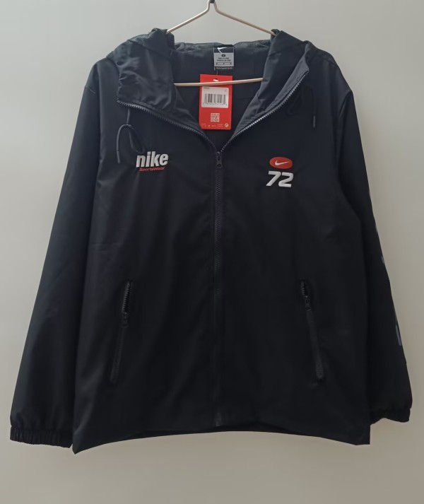 2025 New NK Black Windbreaker