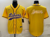 2025 MLB Los Angeles Lakers New Pattern Jersey