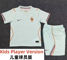 2026 World Cup France Away Player Version Kids Soccer Jersey(球员童装)