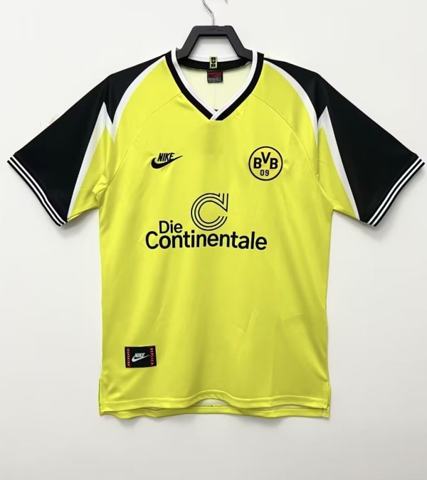 1995-1996 Borussia Dortmund Home Retro Soccer Jers
