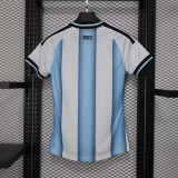 2026 World Cup Argentina Home Women Player Version Soccer Jersey (女)