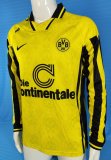 1996-1997 Dortmund Home Long sleeves Retro Soccer Jersey