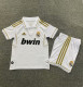 2011-2012 RMA Home Retro Kids Soccer Jersey