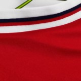 1982 England Away Red Retro Soccer Jersey