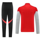 2025 AD Red Half Pull Tracksuit 