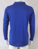 1982-1984 France Home Long Sleeve Retro Soccer Jersey