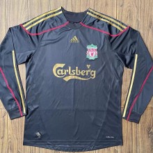 2009-2010 LIV Away Long Sleeve Retro Soccer Jersey