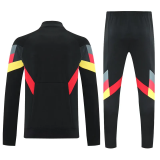 2025 AD Black Jacket Tracksuit