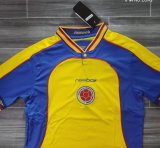 2001 Colombia Home Retro Soccer Jersey