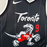 25-26 Raptors BARRETT #9 Black City Edition Top Quality Hot Pressing NBA Jersey