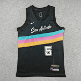2026  Sa Spurs Top Quality Hot Pressing Kids NBA Jersey