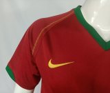 2006 Portugal Home Retro Soccer Jersey