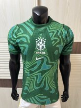 2026 Brazil Green GoalKeeper Player Version Soccer Jersey