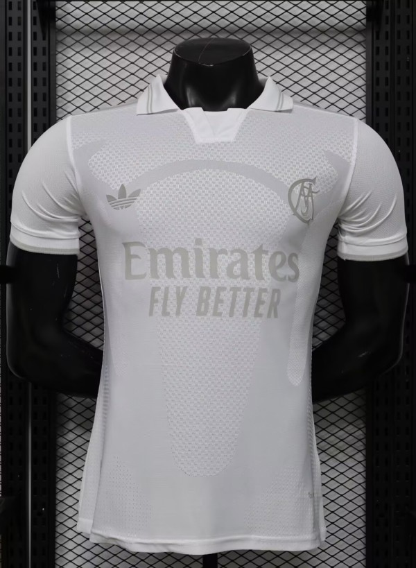 26-27 RMA White 125th Anniversary Edition Player Version Soccer Jersey