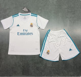2017-2018 RMA Home Retro Kids Soccer Jersey