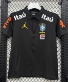 26-27 Brazil Black High Quality Polo Short Sleeve