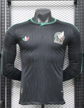 2026 Mexico Third Long Sleeve Player Version Soccer Jersey*长袖球员