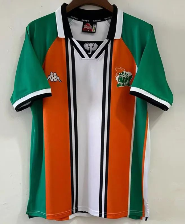 2000-2002 Cote d'Ivoire Home Retro Soccer Jersey