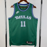 25-26 Dallas Mavericks IRVING #11 Green Retro Top Quality Hot Pressing NBA Jersey