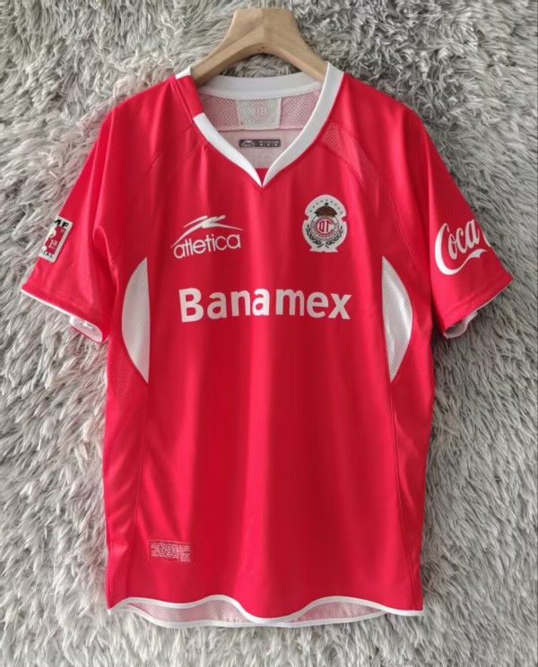 2008-2009 Toluca Home Retro Soccer Jersey