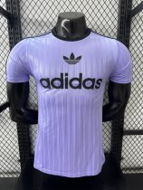 2025 AD Casual Purple Player Version Training shirts *三叶草