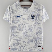 22-23 France Away Fans Version Soccer Jersey