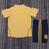 2008 Spain Away Retro Kids Soccer Jersey