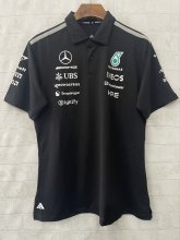 2026 F1 Benz New Pattern Short Sleeve Racing Suit