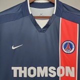 2002-2003 PSG Paris Home Retro Soccer Jersey