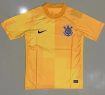 2021-2022 Corinthians Yellow GoalKeeper Retro Soccer Jersey