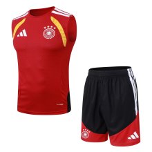 2026 Germany Red High Quality Player Version Tank Top And Shorts Suit (球员套装)