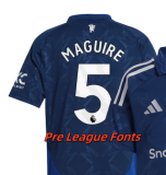 24-25 Man Utd Away Fans Soccer Jersey