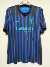 25-26 INT Home Fans Soccer Jersey*带广告