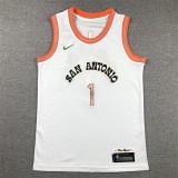 2026  Sa Spurs Top Quality Hot Pressing Kids NBA Jersey