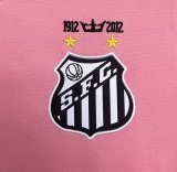 2012-2013 Santos FC Pink Retro Soccer Jersey