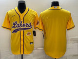 2025 MLB Los Angeles Lakers New Pattern Jersey