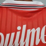 1995-1996 River Plate Away Red Retro Soccer Jersey