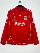 2006-2008 LIV Home Long sleeves Retro Soccer Jersey 长袖-欧冠版