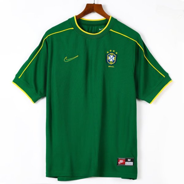 1998 Brazil GoalKeeper Retro Soccer Jersey
