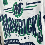 2026 Dallas Mavericks White Retro High Quality Casual T-Shirt #MN