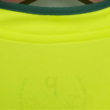 2010-2011 Palmeiras Fluorescent Green Retro Soccer Jersey