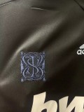 2009-2010 RMA Away Black Retro Soccer Jersey